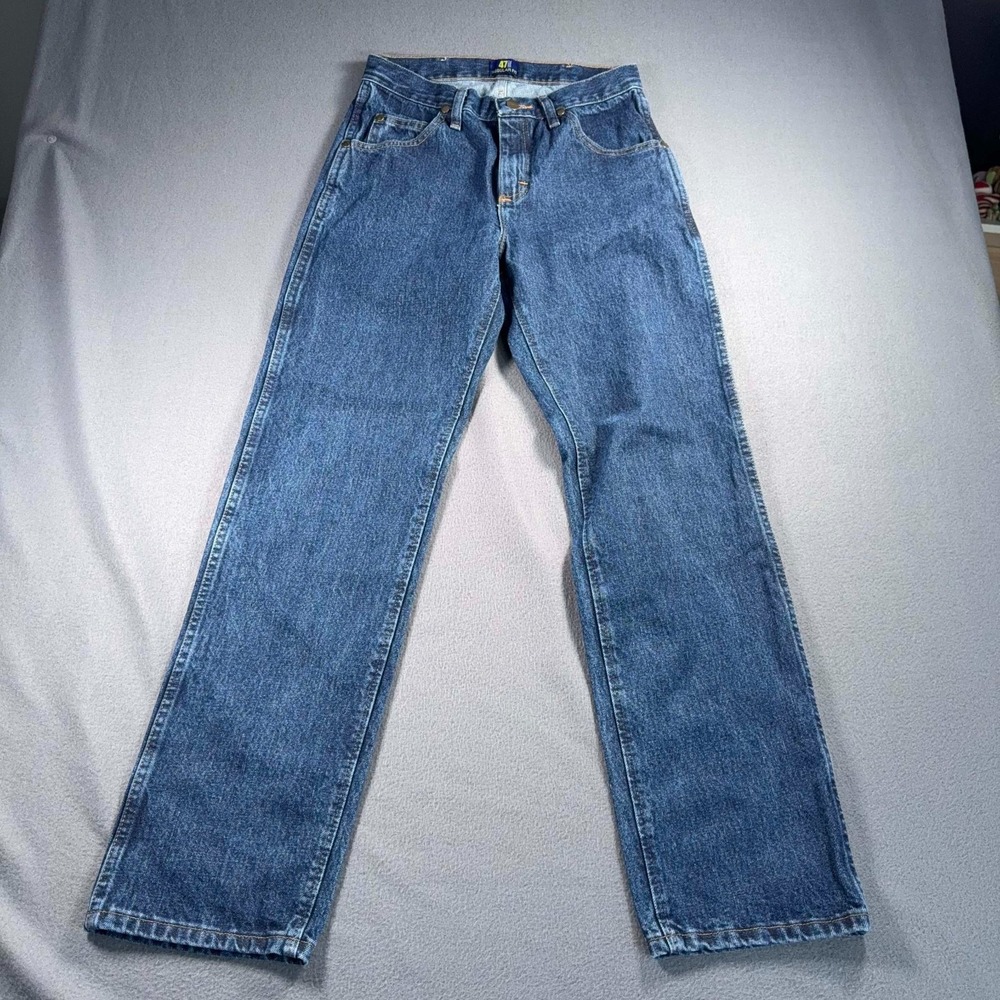 Wrangler 47MWZ Jeans Mens 28x31 Regular Fit Blue Denim‎ Western Cowboy